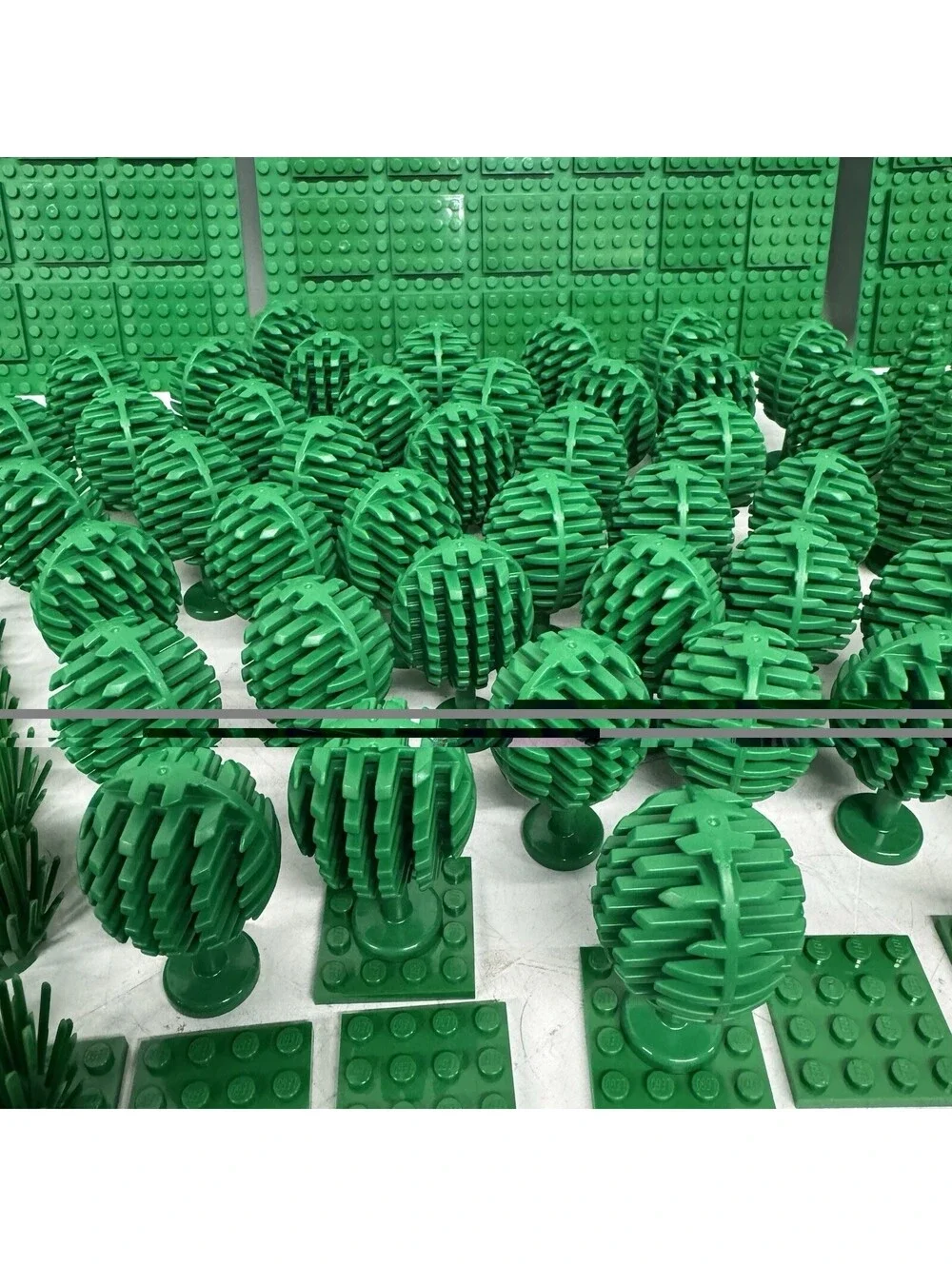 LEGO Green Nature Landscape Accessory HUGE LOT  Pine Tree 3471 - Fruit Tree 3470